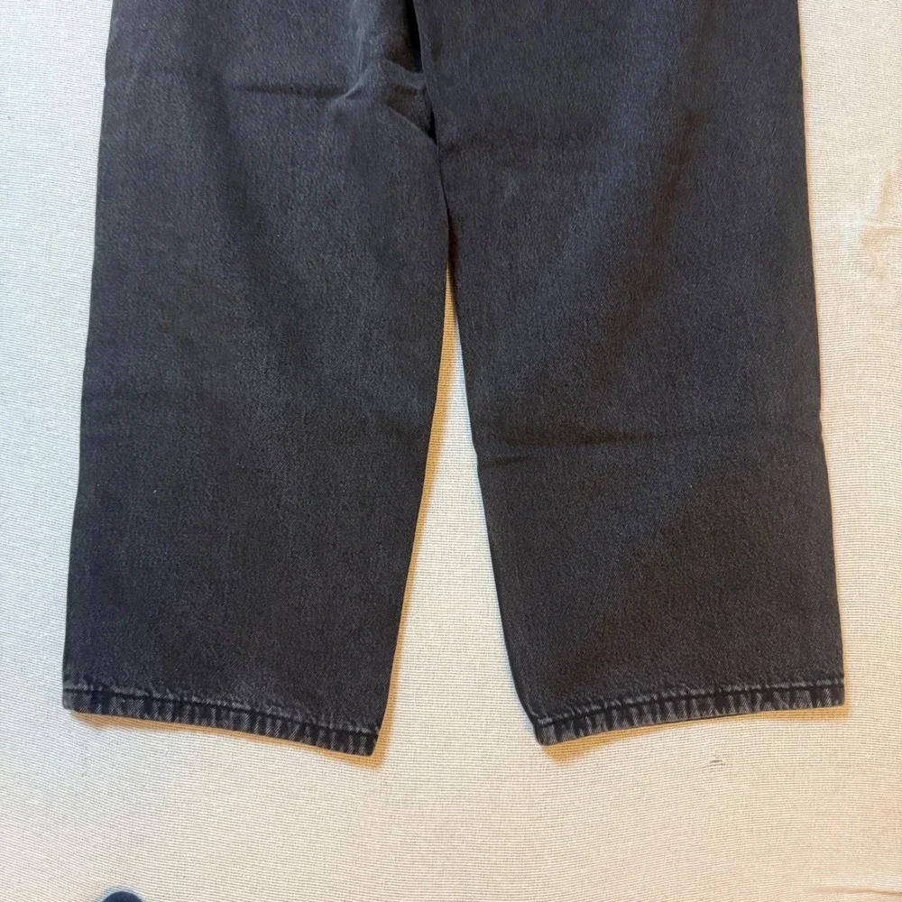 Levi's 578 Baggy Jeans Mens 30x30 Black Washed Wide Leg Denim Pants
